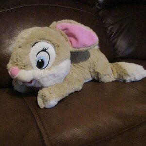 Authentic Disney Store Ms Bunny Rabbit Bambi Thumper Girlfriend Plush 14" EUC